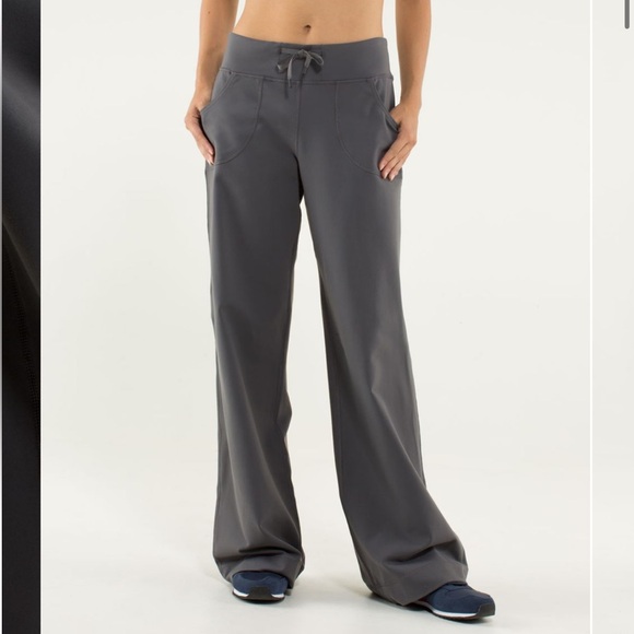 Lululemon Athletica Still Tall Gray Wide-Leg Pants - Picture 10 of 16